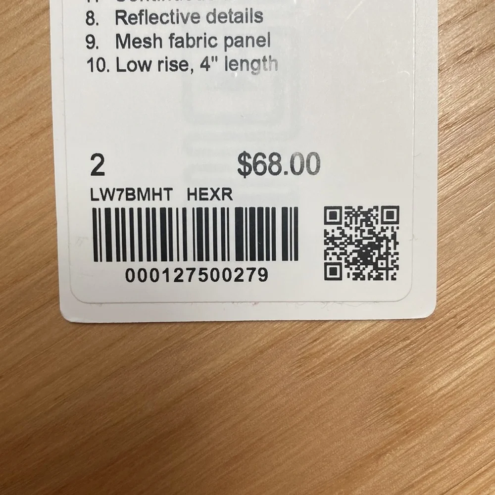 NWT Lululemon Hotty Hot LR Shorts - Picture 8 of 8